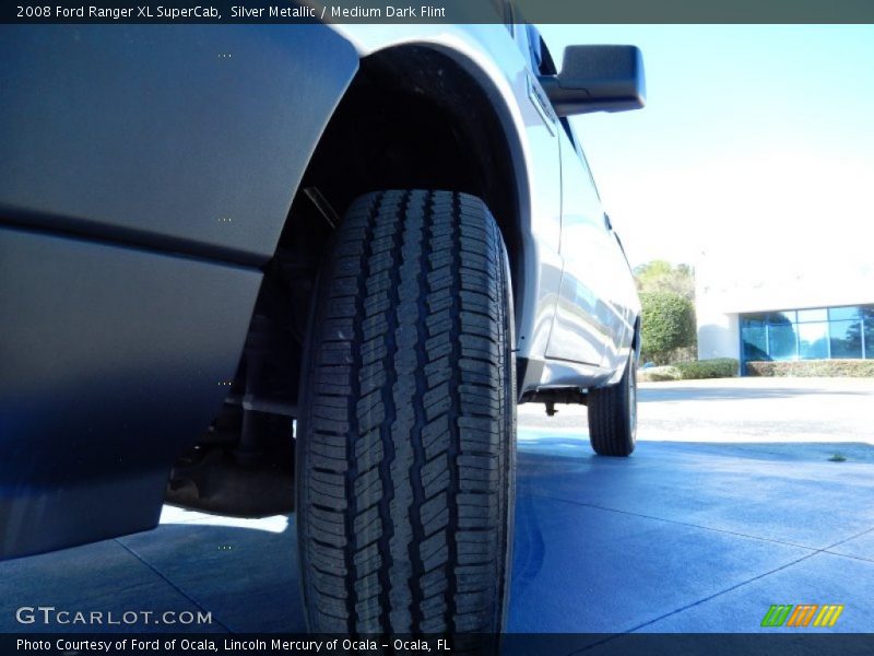 Silver Metallic / Medium Dark Flint 2008 Ford Ranger XL SuperCab
