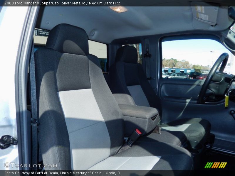 Silver Metallic / Medium Dark Flint 2008 Ford Ranger XL SuperCab