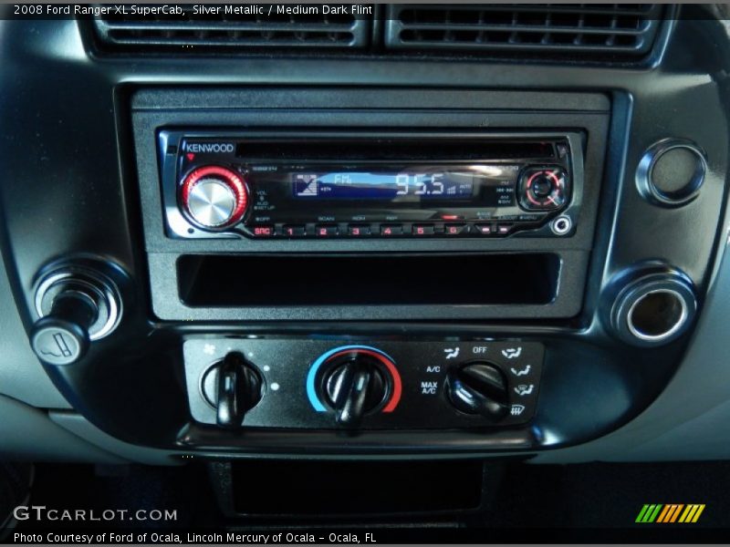 Silver Metallic / Medium Dark Flint 2008 Ford Ranger XL SuperCab