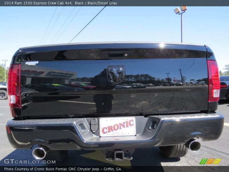 Black / Black/Diesel Gray 2014 Ram 1500 Express Crew Cab 4x4