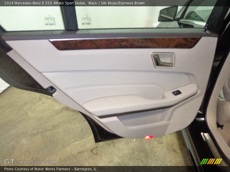 Black / Silk Beige/Espresso Brown 2014 Mercedes-Benz E 350 4Matic Sport Sedan