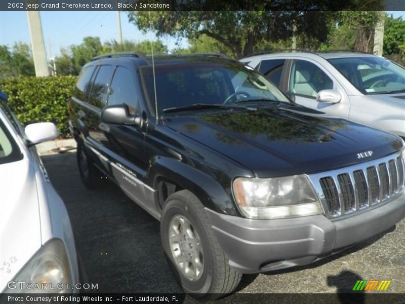 Black / Sandstone 2002 Jeep Grand Cherokee Laredo