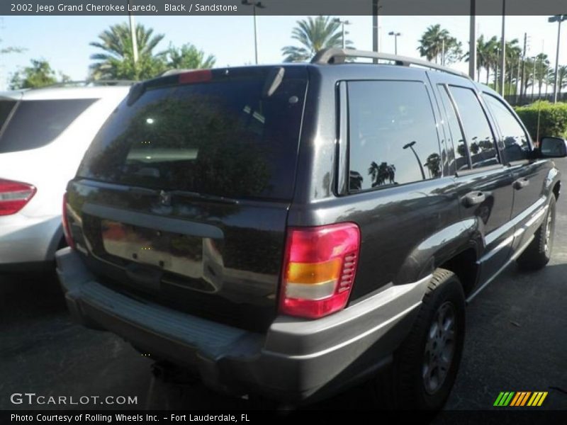 Black / Sandstone 2002 Jeep Grand Cherokee Laredo