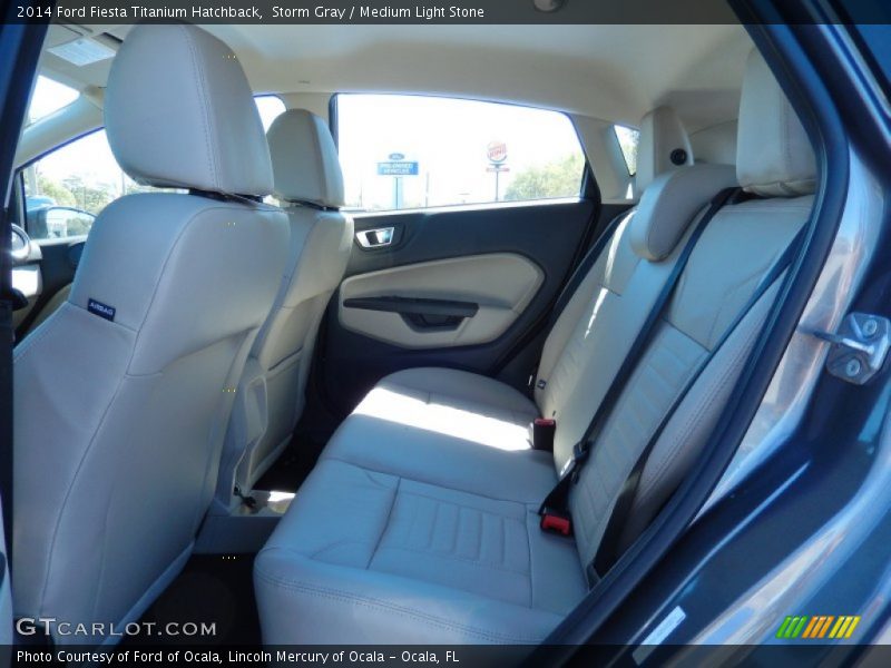 Storm Gray / Medium Light Stone 2014 Ford Fiesta Titanium Hatchback