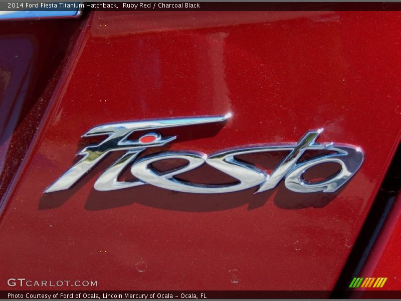 Ruby Red / Charcoal Black 2014 Ford Fiesta Titanium Hatchback