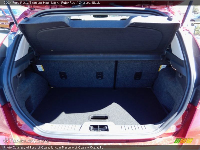 Ruby Red / Charcoal Black 2014 Ford Fiesta Titanium Hatchback