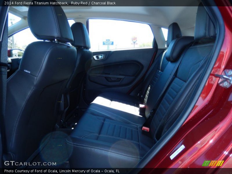 Ruby Red / Charcoal Black 2014 Ford Fiesta Titanium Hatchback