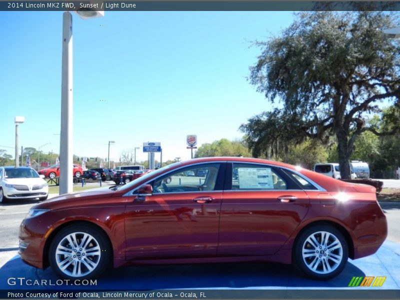 Sunset / Light Dune 2014 Lincoln MKZ FWD
