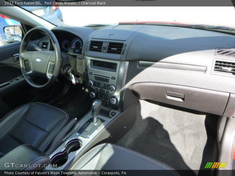 Red Candy Metallic / Charcoal Black 2012 Ford Fusion SEL