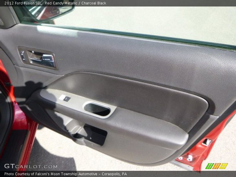 Red Candy Metallic / Charcoal Black 2012 Ford Fusion SEL