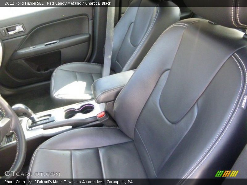 Red Candy Metallic / Charcoal Black 2012 Ford Fusion SEL