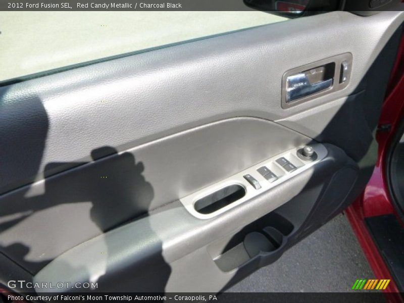 Red Candy Metallic / Charcoal Black 2012 Ford Fusion SEL