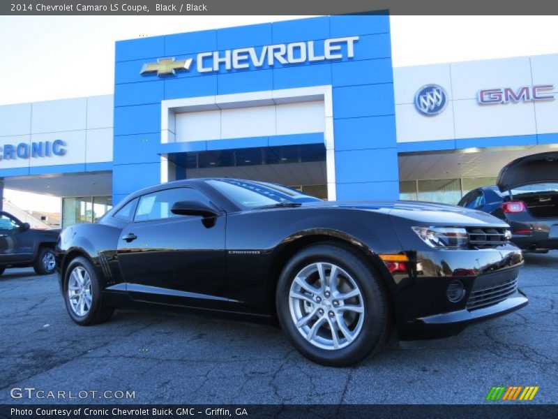Black / Black 2014 Chevrolet Camaro LS Coupe
