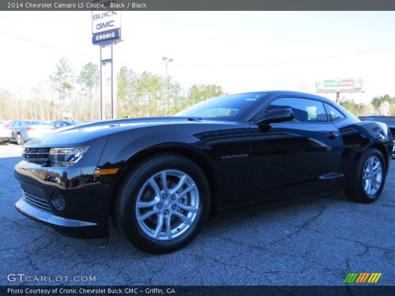 Black / Black 2014 Chevrolet Camaro LS Coupe