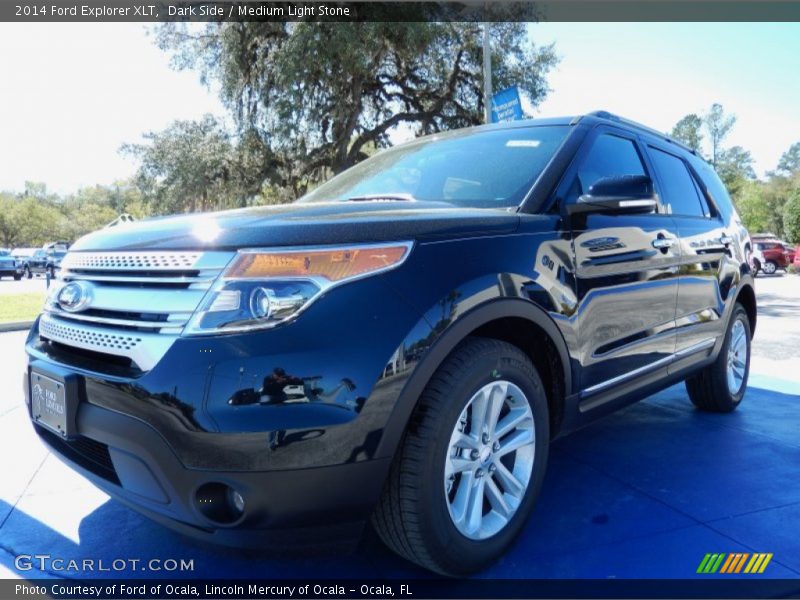 Dark Side / Medium Light Stone 2014 Ford Explorer XLT