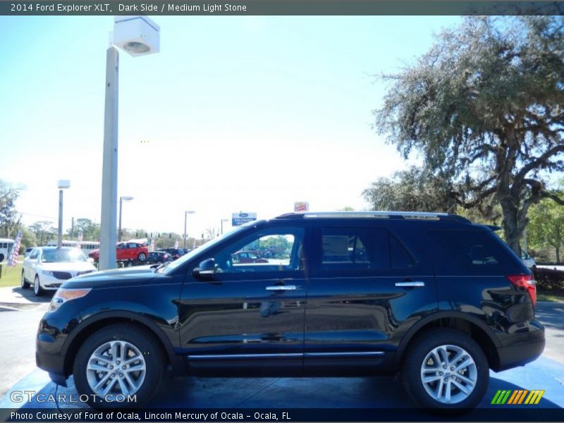 Dark Side / Medium Light Stone 2014 Ford Explorer XLT