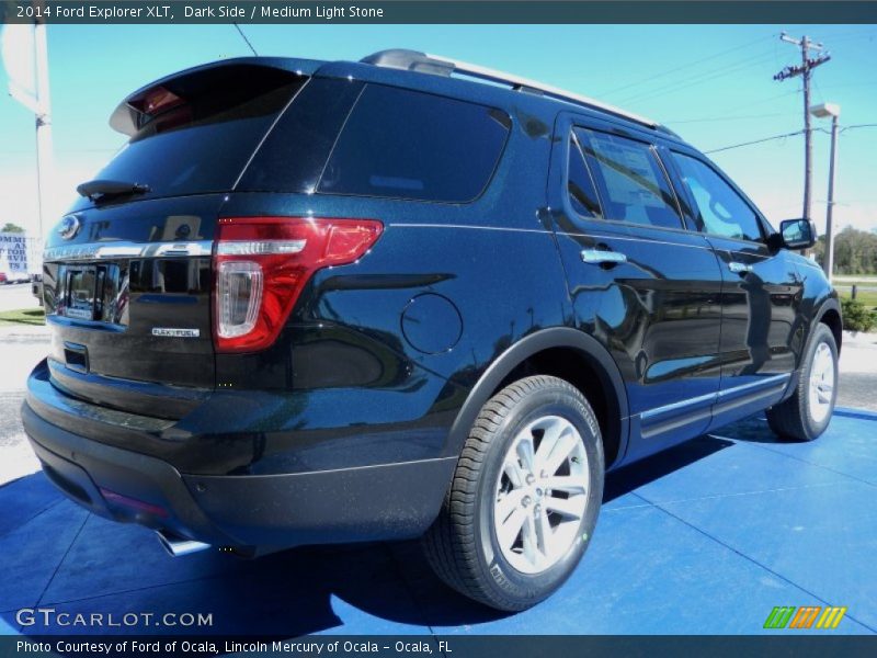 Dark Side / Medium Light Stone 2014 Ford Explorer XLT