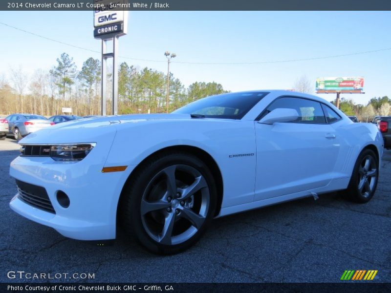 Summit White / Black 2014 Chevrolet Camaro LT Coupe