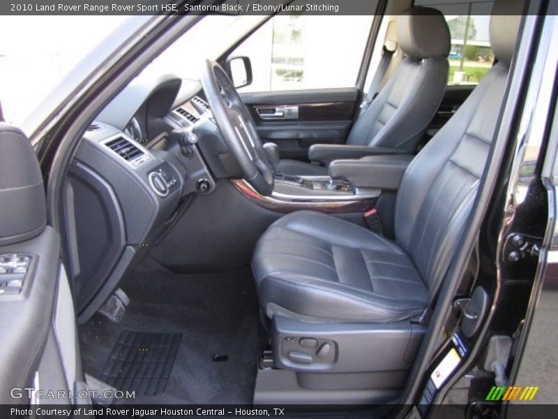 Santorini Black / Ebony/Lunar Stitching 2010 Land Rover Range Rover Sport HSE