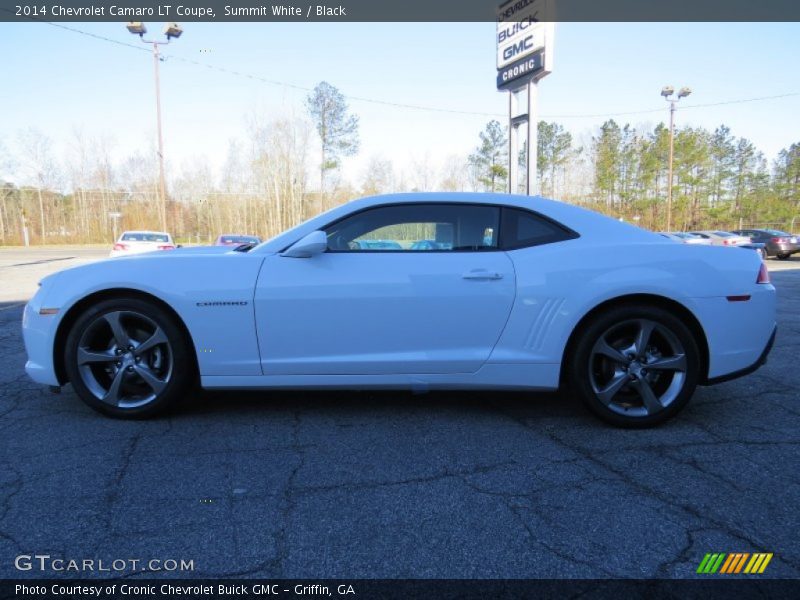 Summit White / Black 2014 Chevrolet Camaro LT Coupe
