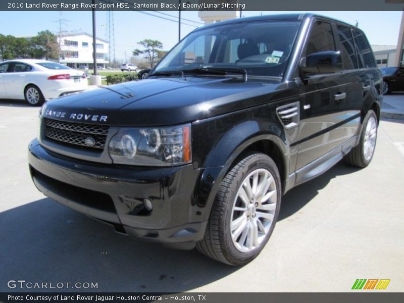 Santorini Black / Ebony/Lunar Stitching 2010 Land Rover Range Rover Sport HSE