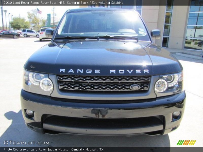 Santorini Black / Ebony/Lunar Stitching 2010 Land Rover Range Rover Sport HSE