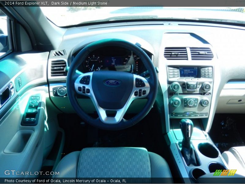 Dark Side / Medium Light Stone 2014 Ford Explorer XLT