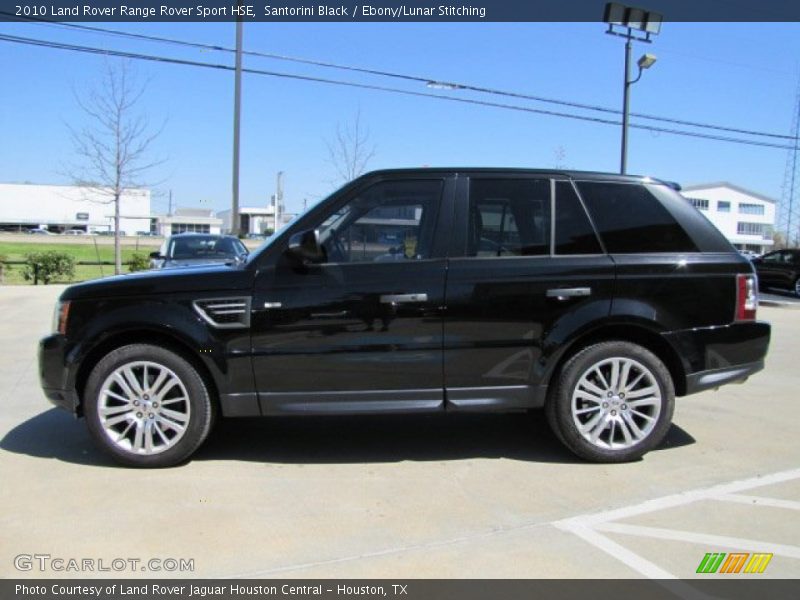 Santorini Black / Ebony/Lunar Stitching 2010 Land Rover Range Rover Sport HSE