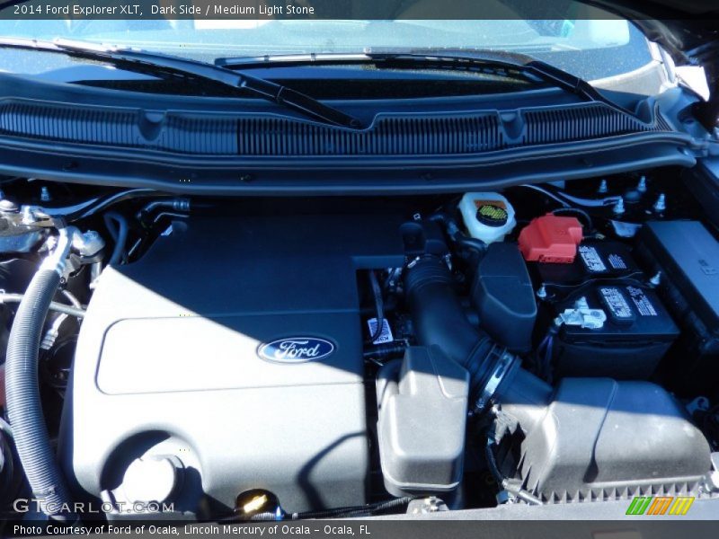 Dark Side / Medium Light Stone 2014 Ford Explorer XLT