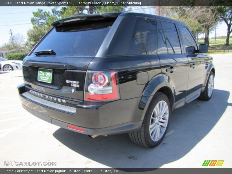 Santorini Black / Ebony/Lunar Stitching 2010 Land Rover Range Rover Sport HSE