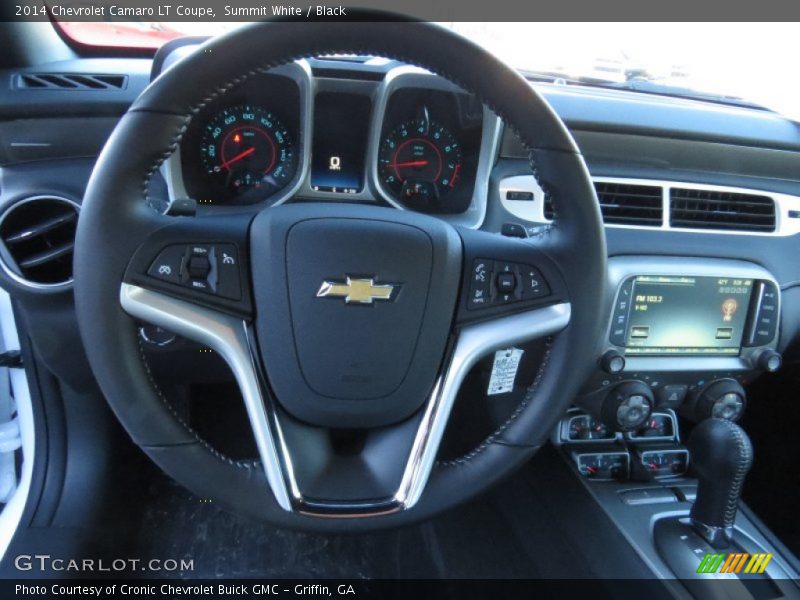 Summit White / Black 2014 Chevrolet Camaro LT Coupe
