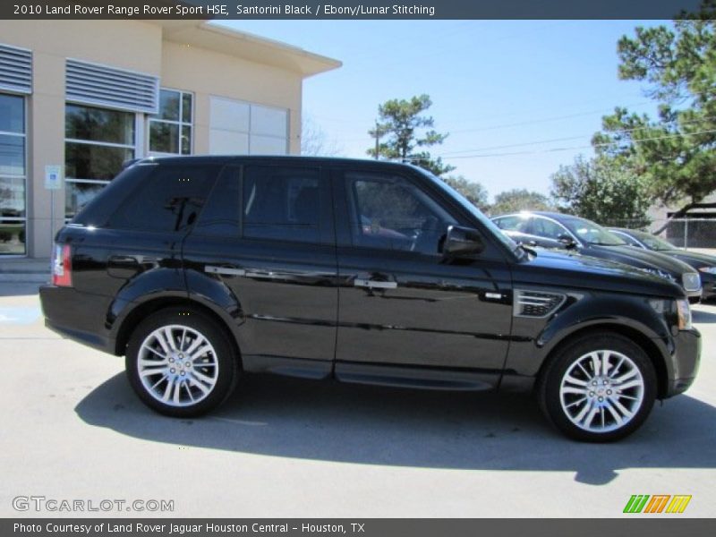 Santorini Black / Ebony/Lunar Stitching 2010 Land Rover Range Rover Sport HSE