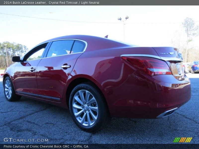 Crystal Red Tintcoat / Light Neutral 2014 Buick LaCrosse Leather