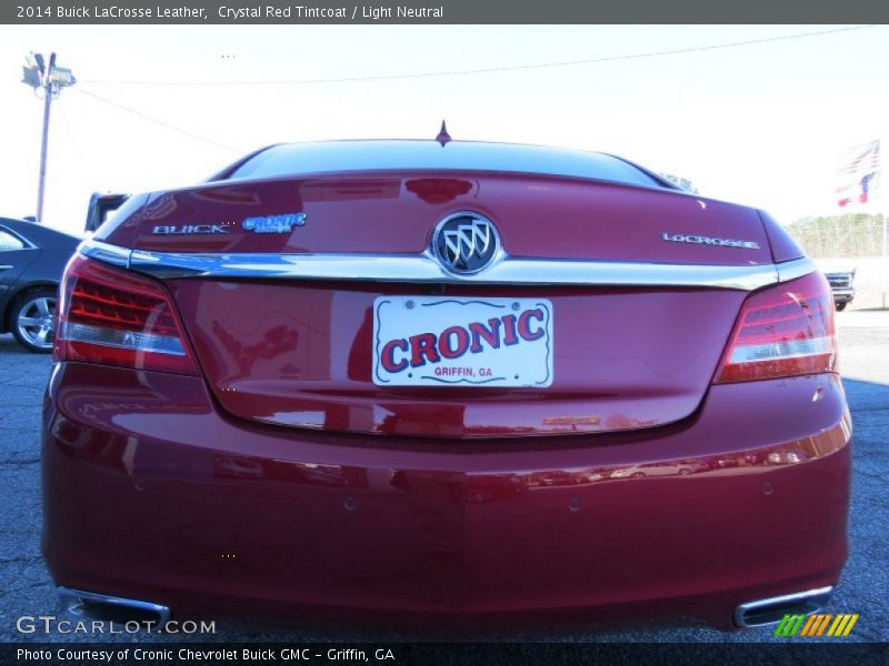 Crystal Red Tintcoat / Light Neutral 2014 Buick LaCrosse Leather