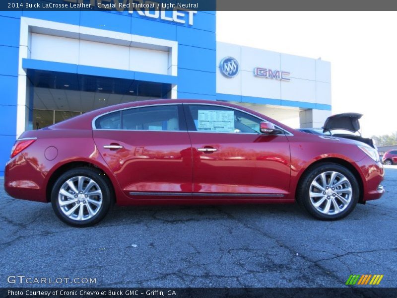 Crystal Red Tintcoat / Light Neutral 2014 Buick LaCrosse Leather