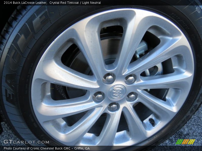 Crystal Red Tintcoat / Light Neutral 2014 Buick LaCrosse Leather