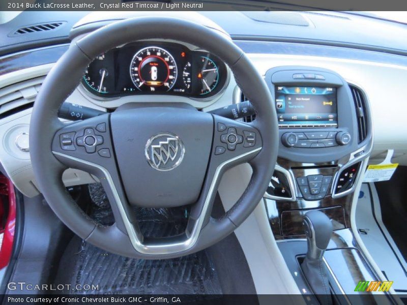 Crystal Red Tintcoat / Light Neutral 2014 Buick LaCrosse Leather