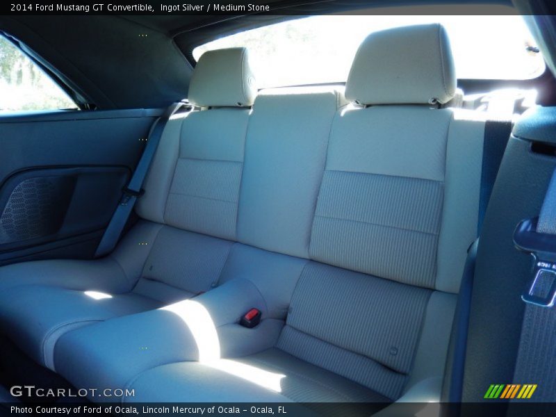 Ingot Silver / Medium Stone 2014 Ford Mustang GT Convertible
