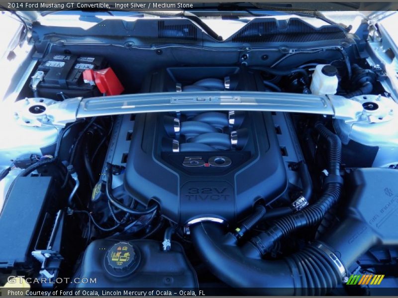  2014 Mustang GT Convertible Engine - 5.0 Liter DOHC 32-Valve Ti-VCT V8