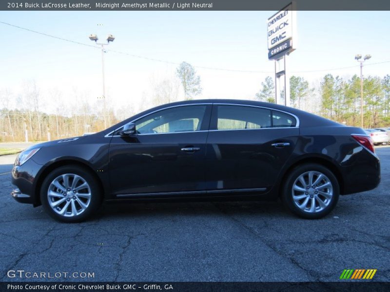 Midnight Amethyst Metallic / Light Neutral 2014 Buick LaCrosse Leather