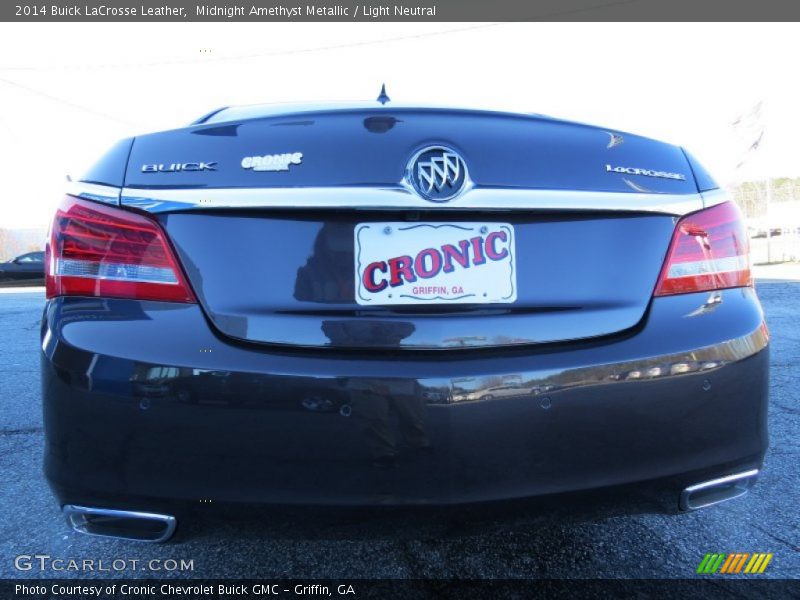 Midnight Amethyst Metallic / Light Neutral 2014 Buick LaCrosse Leather