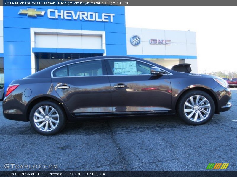 Midnight Amethyst Metallic / Light Neutral 2014 Buick LaCrosse Leather