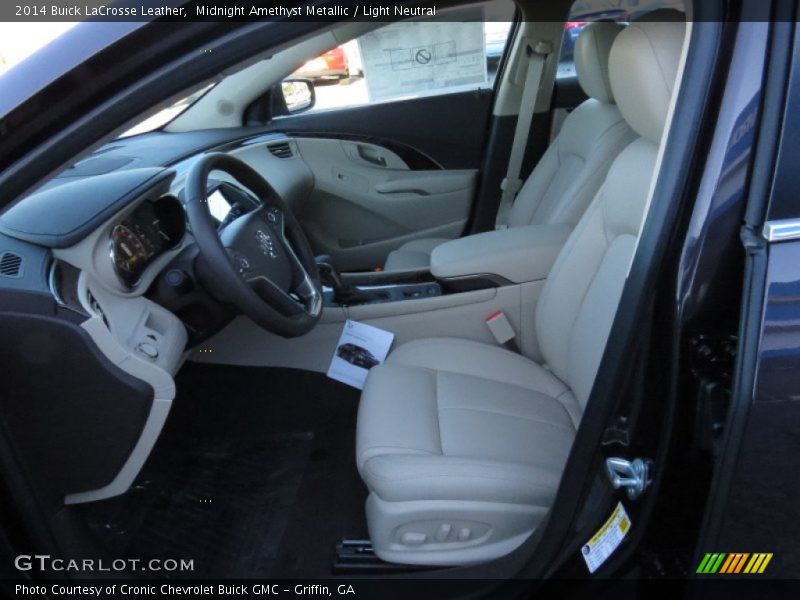Midnight Amethyst Metallic / Light Neutral 2014 Buick LaCrosse Leather