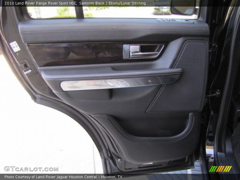 Santorini Black / Ebony/Lunar Stitching 2010 Land Rover Range Rover Sport HSE