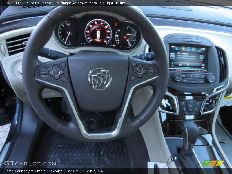 Midnight Amethyst Metallic / Light Neutral 2014 Buick LaCrosse Leather