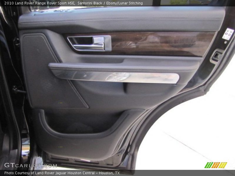 Santorini Black / Ebony/Lunar Stitching 2010 Land Rover Range Rover Sport HSE