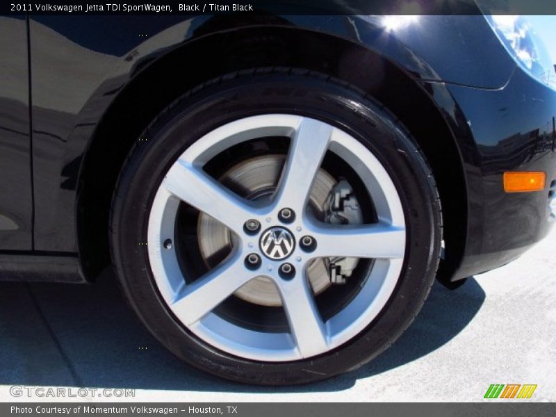 Black / Titan Black 2011 Volkswagen Jetta TDI SportWagen