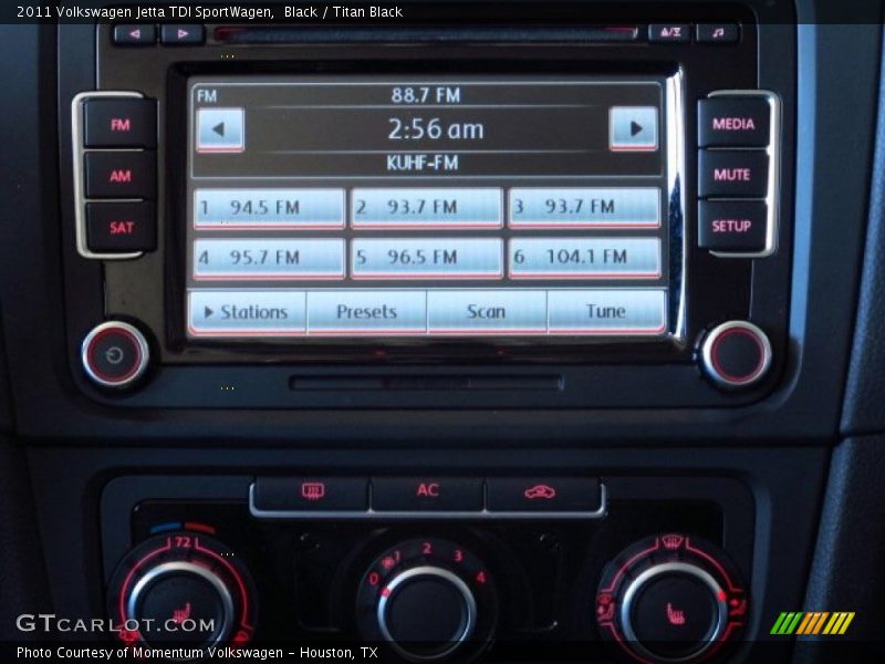 Black / Titan Black 2011 Volkswagen Jetta TDI SportWagen