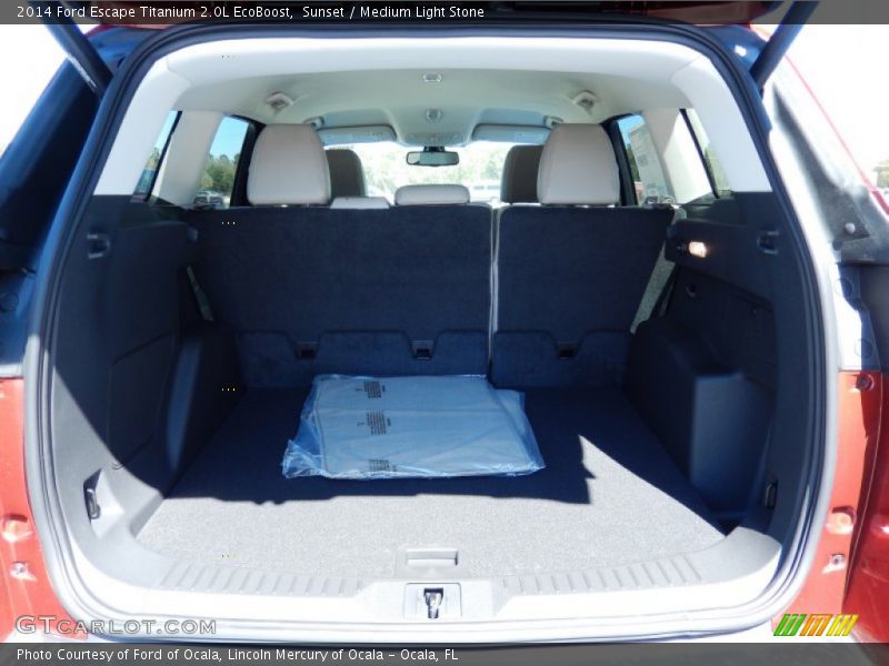 Sunset / Medium Light Stone 2014 Ford Escape Titanium 2.0L EcoBoost