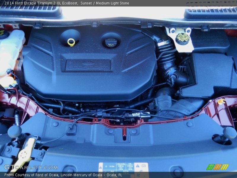 Sunset / Medium Light Stone 2014 Ford Escape Titanium 2.0L EcoBoost